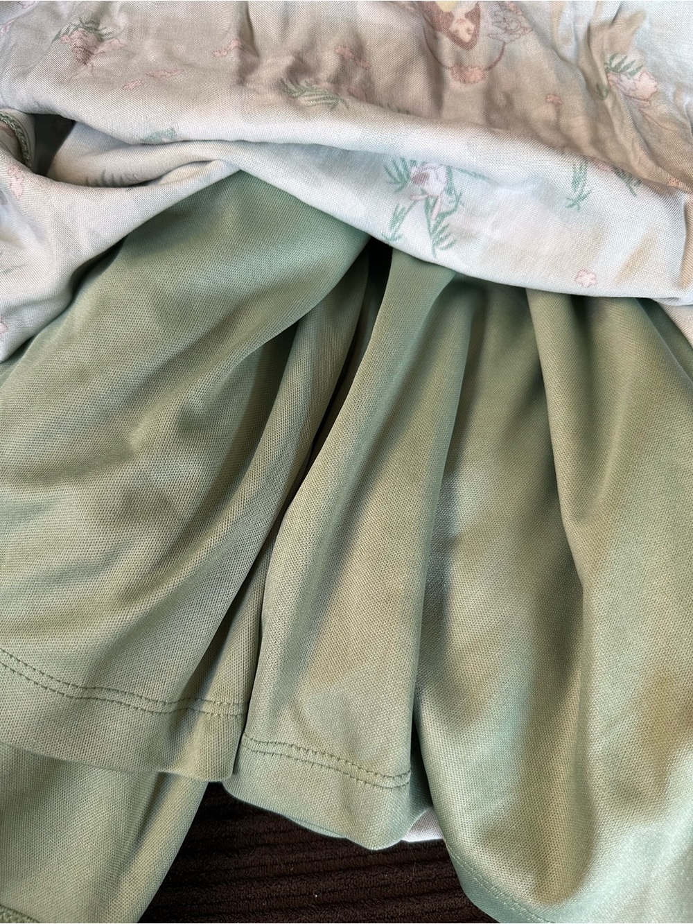 Disney Mulan Princess Mint Green Floral Puff-Sleeve Midi Dress - Picture 15 of 16